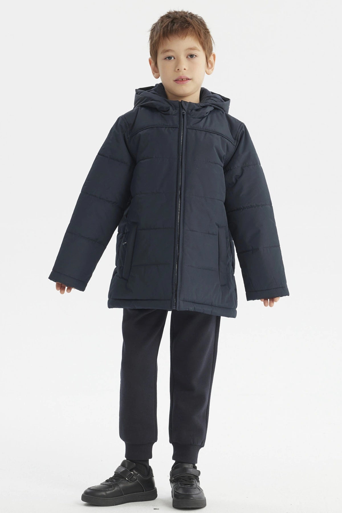 Parka Unisex Impermeable Azul Marino