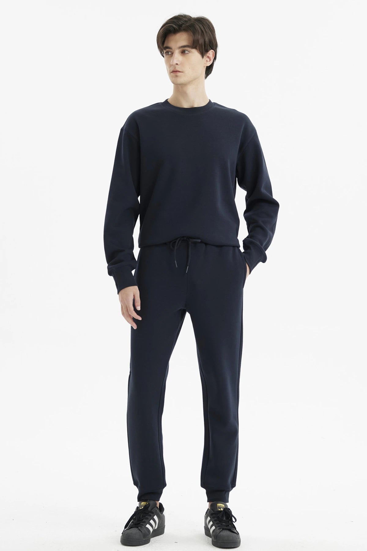 Pantalón Buzo Hombre Jogger Azul Marino