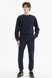 Pantalón Buzo Hombre Jogger Azul Marino