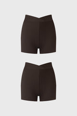 Calza Mujer Bipack Short Gris