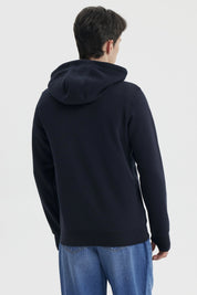 Polerón Hombre Full Zipper Azul Marino