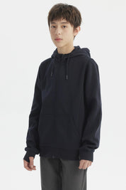 Polerón Niño Full Zipper Azul Marino