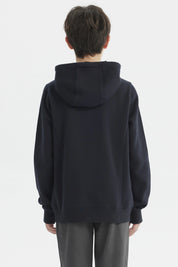 Polerón Niño Full Zipper Azul Marino