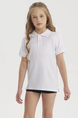 Polera Unisex Piqué Blanco