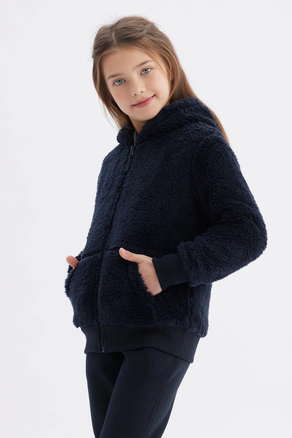 Polar Unisex Peludo Azul Marino