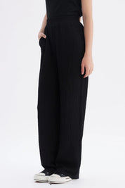 Polera Niña Rib Cuello Crudo