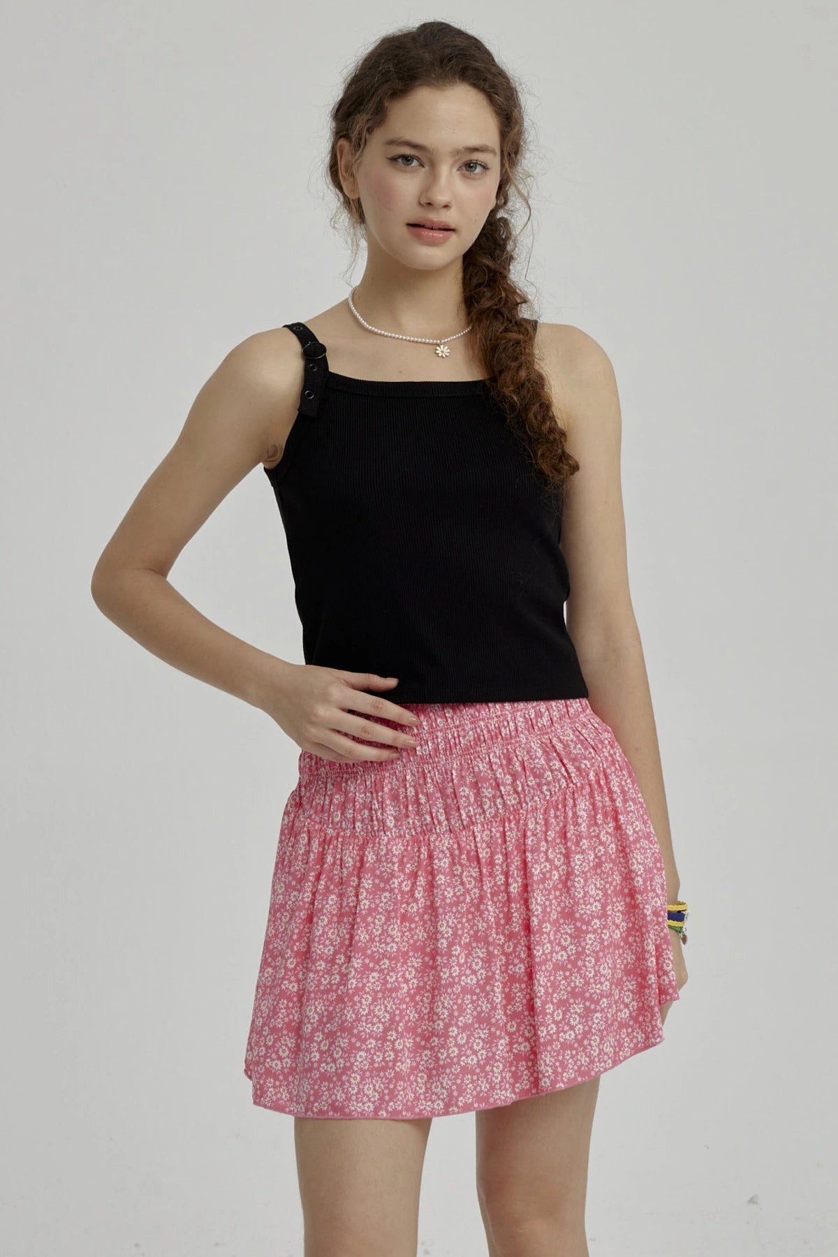 Polera Niña Rib Negro