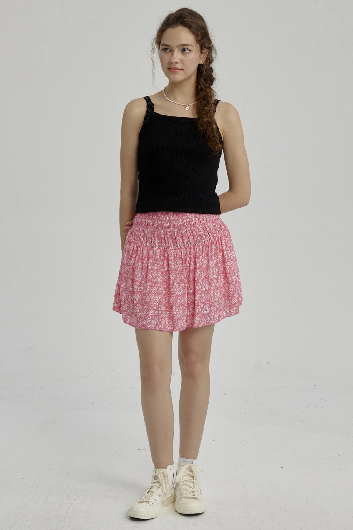 Polera Niña Rib Negro