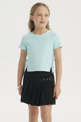 Polera Niña Con Cinta Costado Calipso