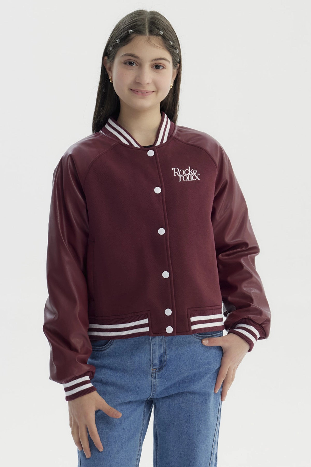 Chaqueta Niña Clásica Rojo