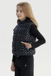Parka Niña Polar Interior Negro