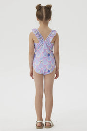Traje de Baño Niña Básico Morado