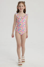 Traje de Baño Niña Básico Rosado