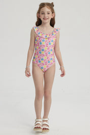 Traje de Baño Niña Básico Rosado