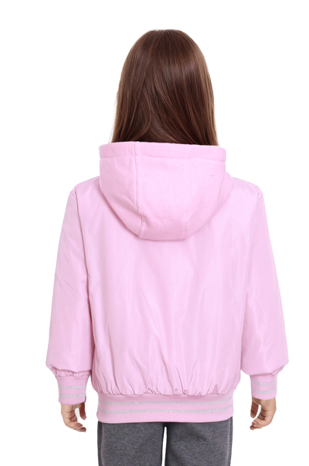 Chaqueta Niña Bomber Palo Rosa
