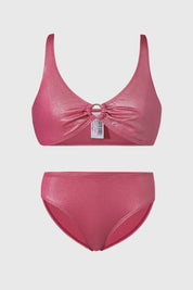 Traje De Baño Niña Bikini Fucsia