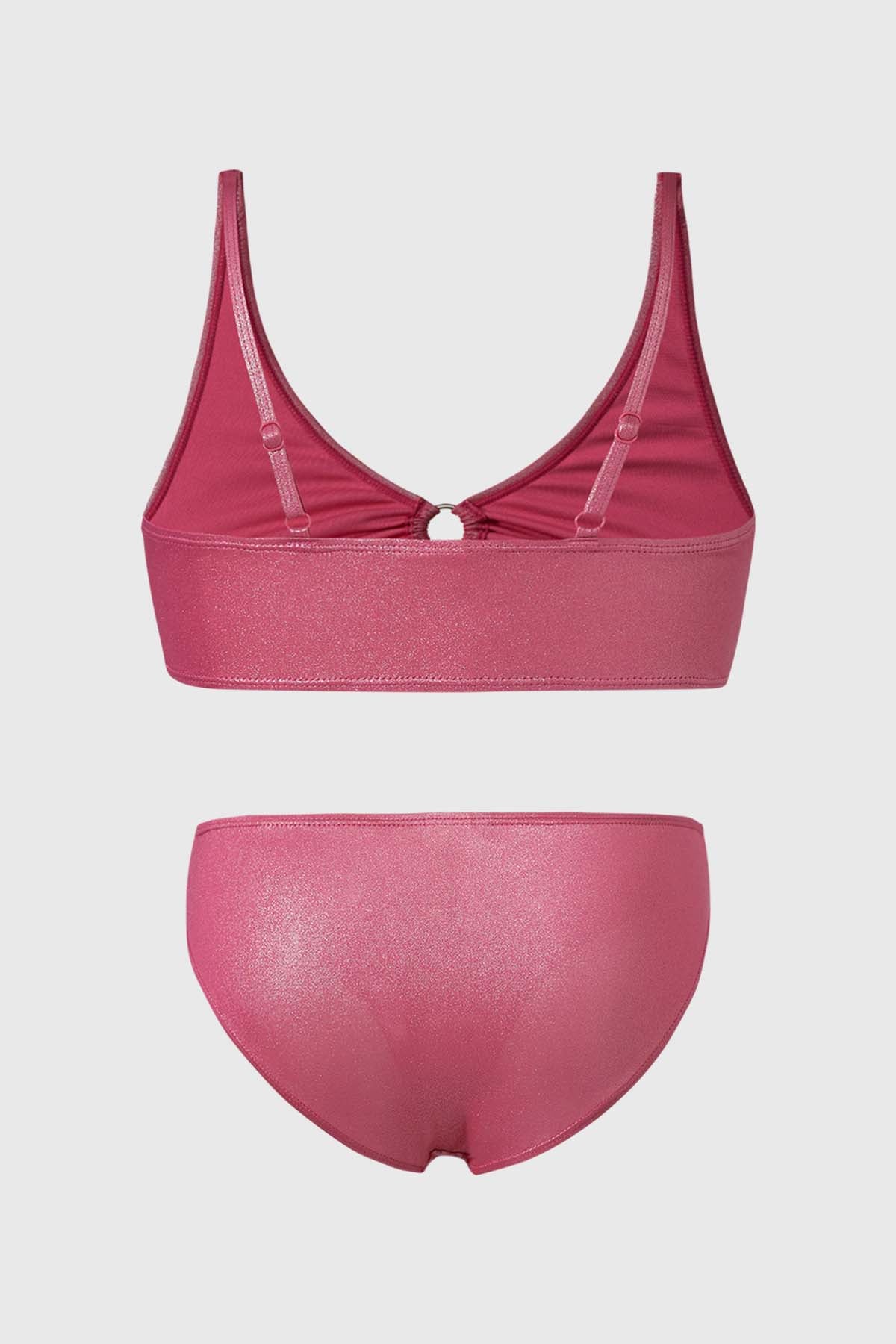 Traje De Baño Niña Bikini Fucsia