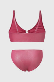 Traje De Baño Niña Bikini Fucsia