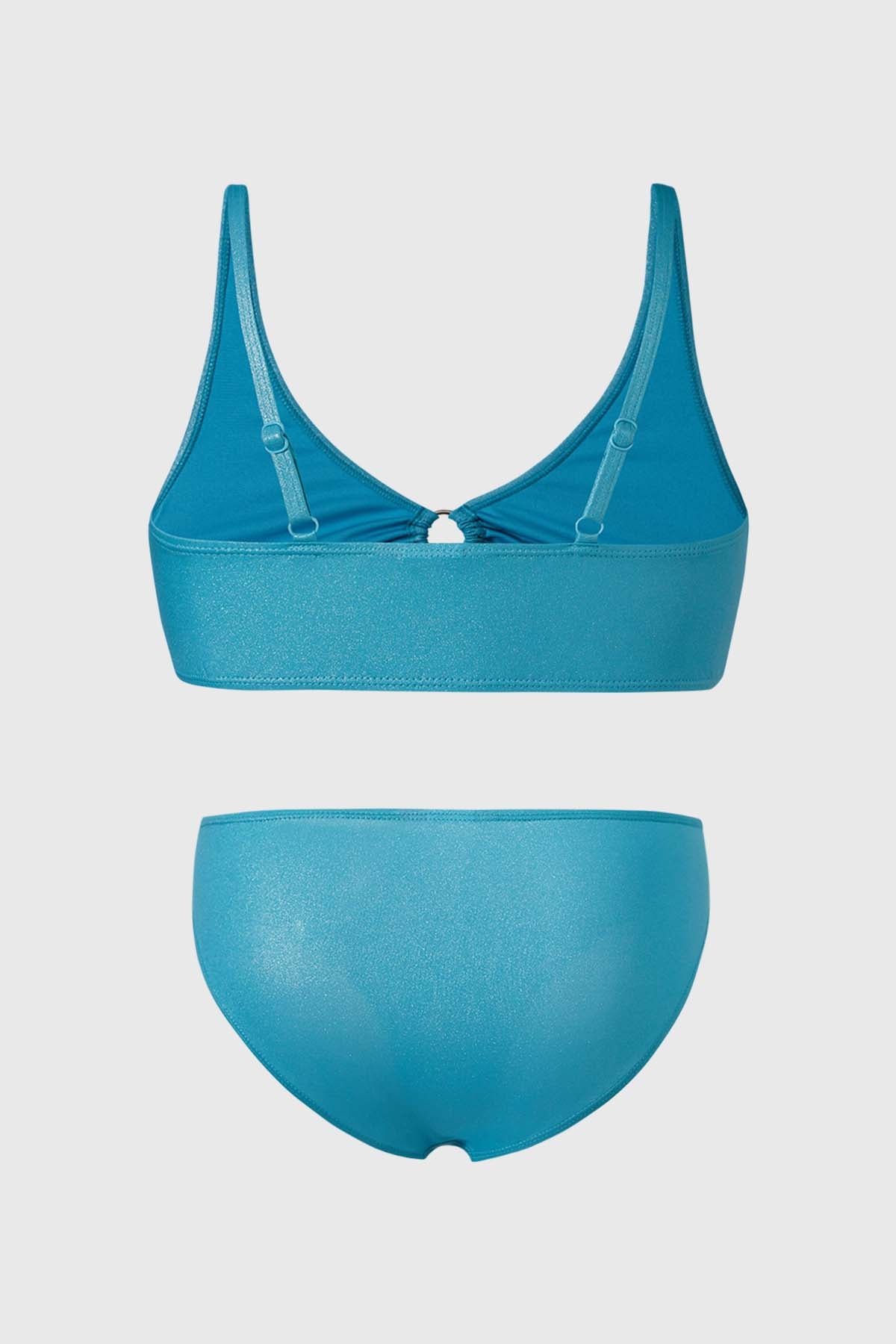 Traje De Baño Niña Bikini Celeste