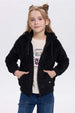 Polar Niña Peludo Negro