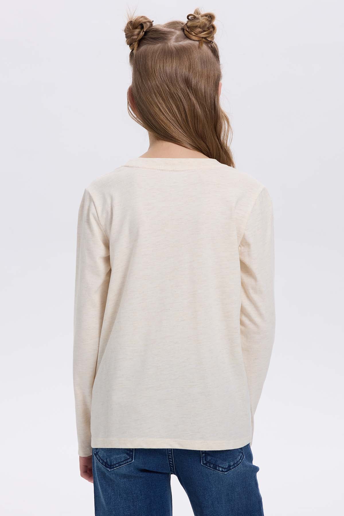 Polera Niña Beige