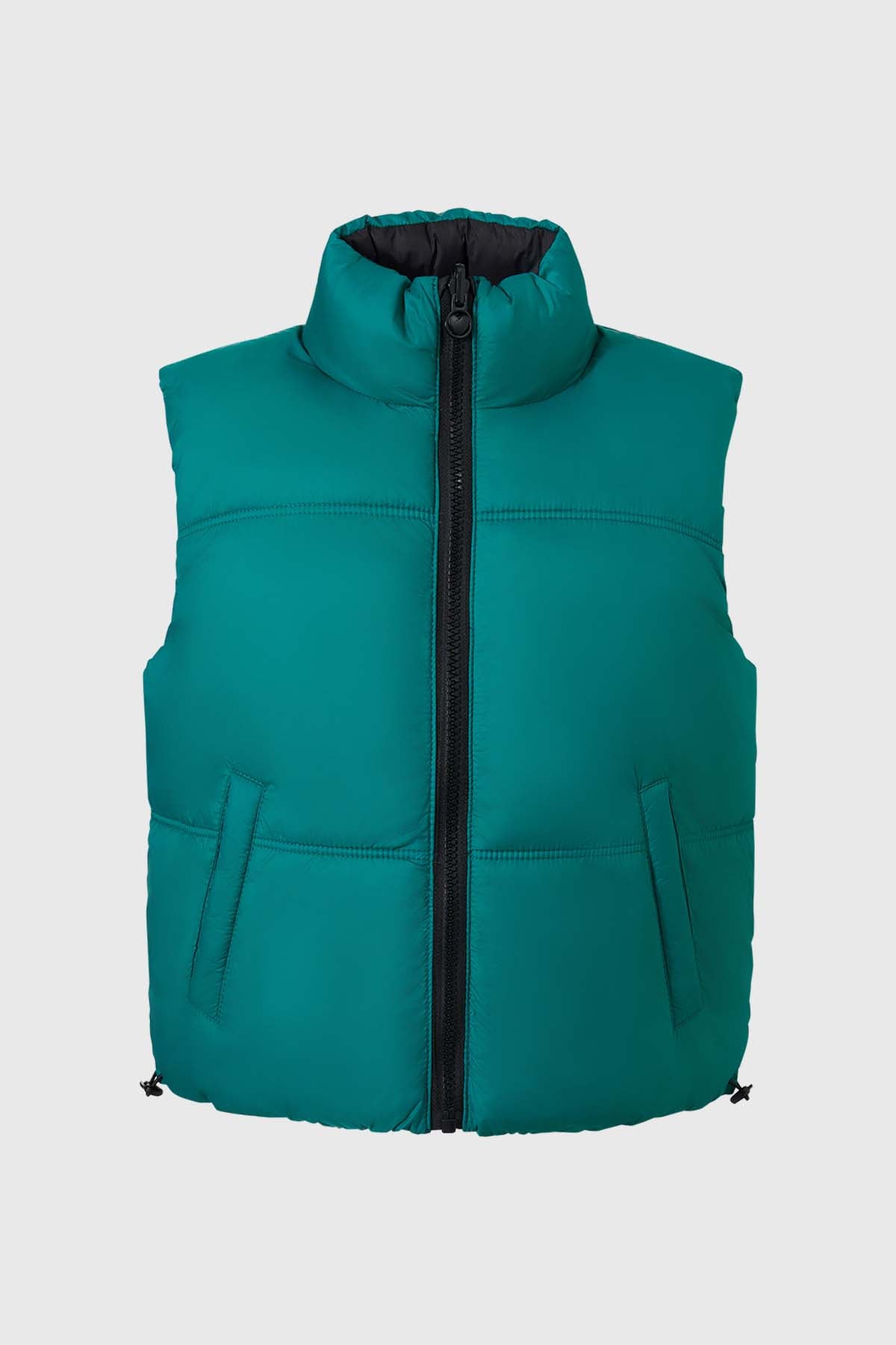 Parka Niña Reversible Negro