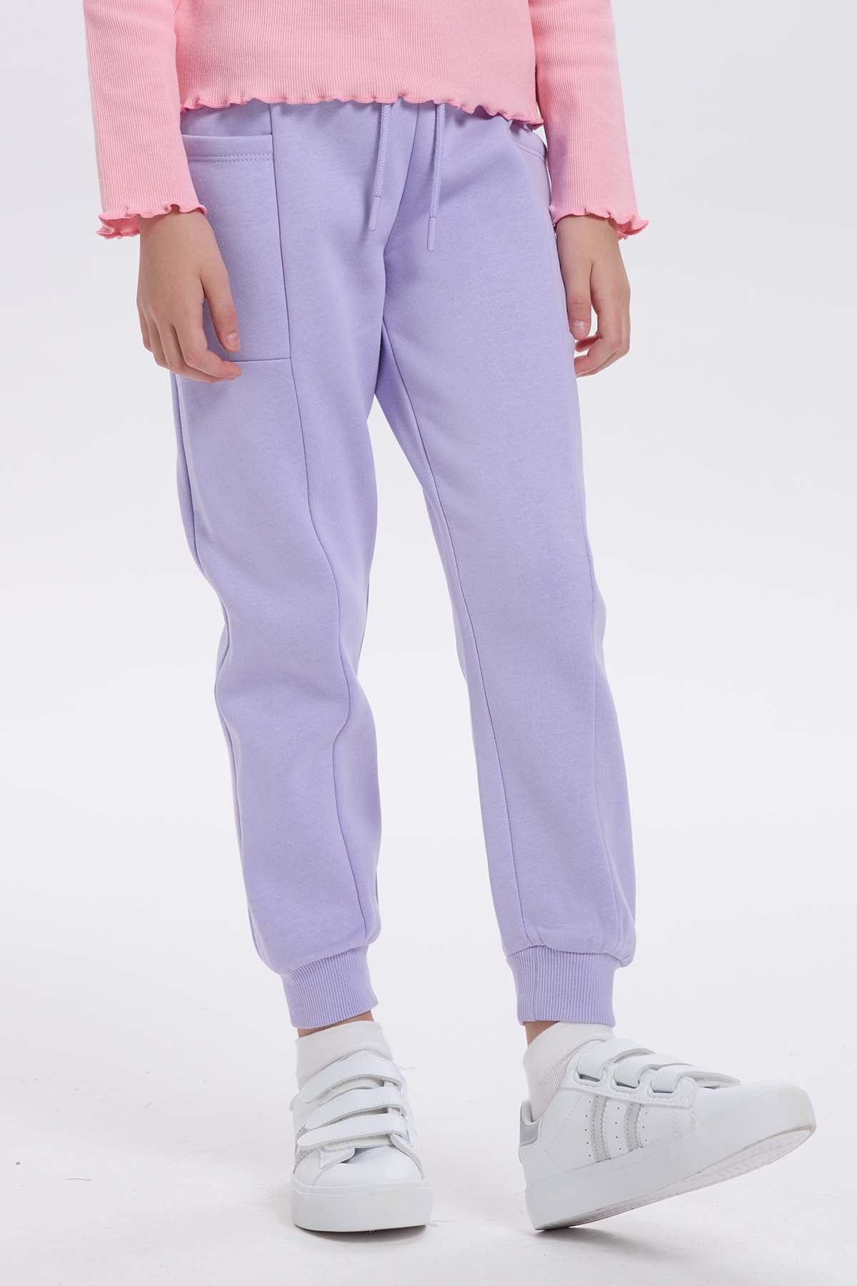 Pantalón Buzo Niña Bipack Negro
