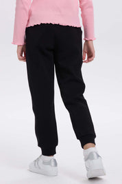 Pantalón Buzo Niña Bipack Negro