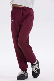 Pantalón Buzo niña Bipack Vino