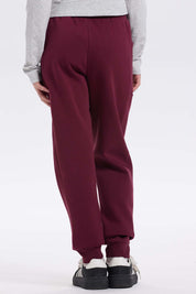Pantalón Buzo niña Bipack Vino
