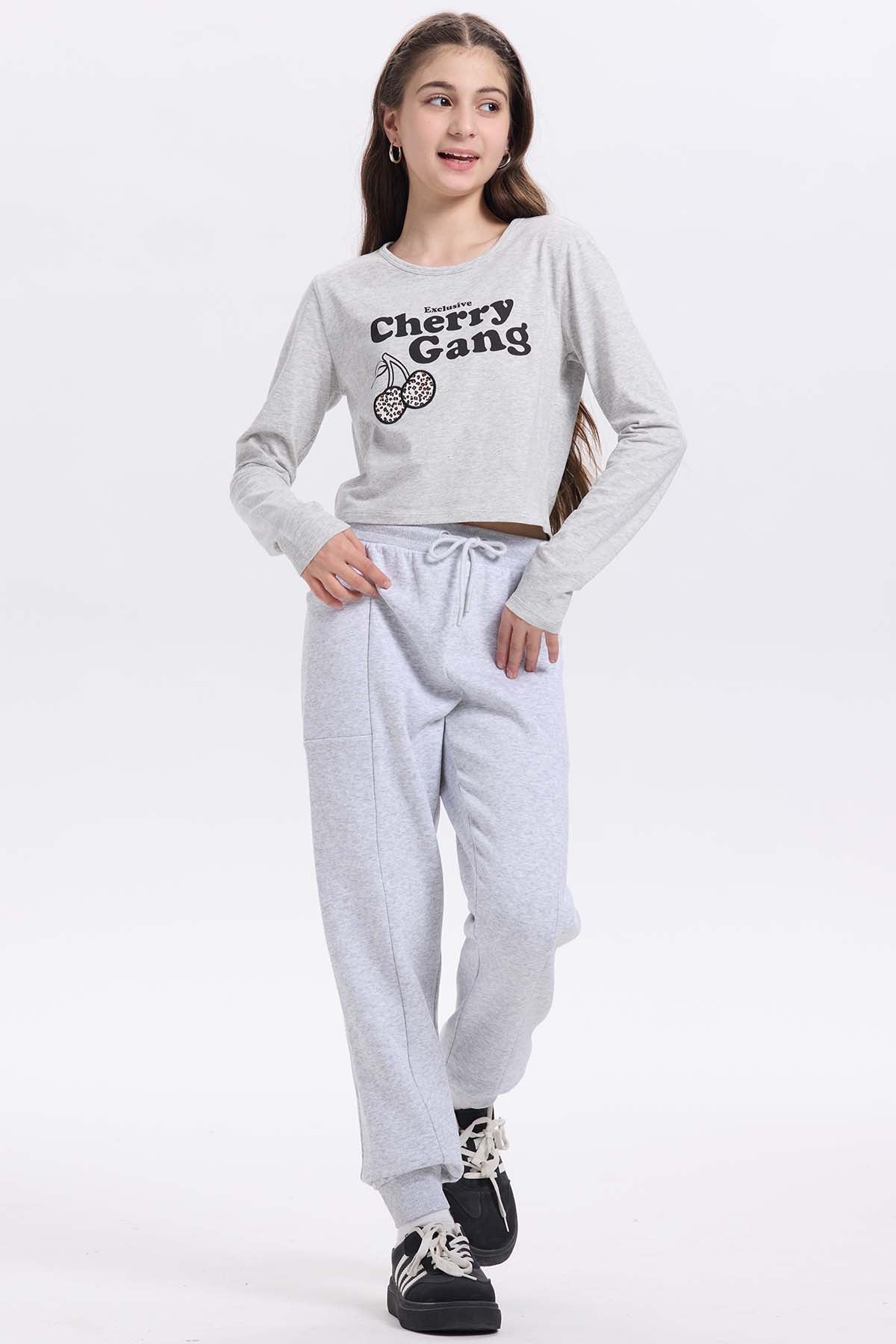 Pantalón Buzo niña Bipack Vino