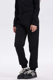 Pantalón buzo niña bipack negro