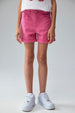 Short Niña Gabardina Básico Fucsia