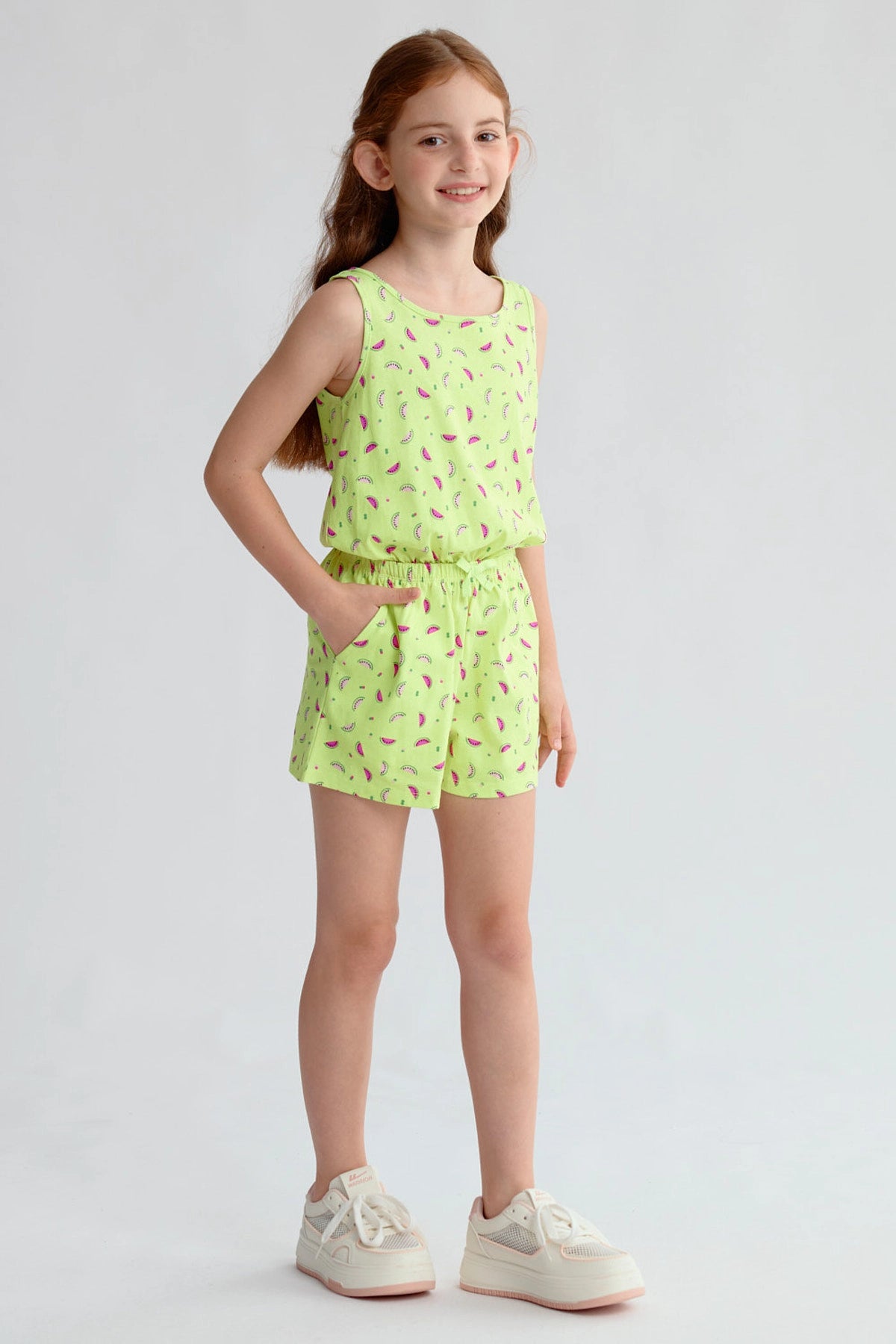 Enteritos Niña Toddler Básico Verde