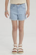 Short Niña Básico Denim Celeste