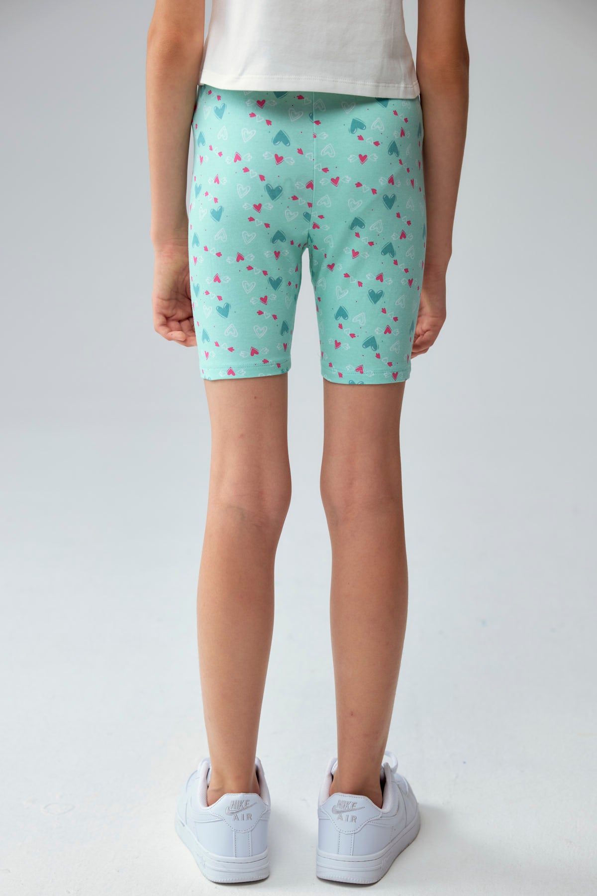 Calza Niña Biker Toddler Turquesa