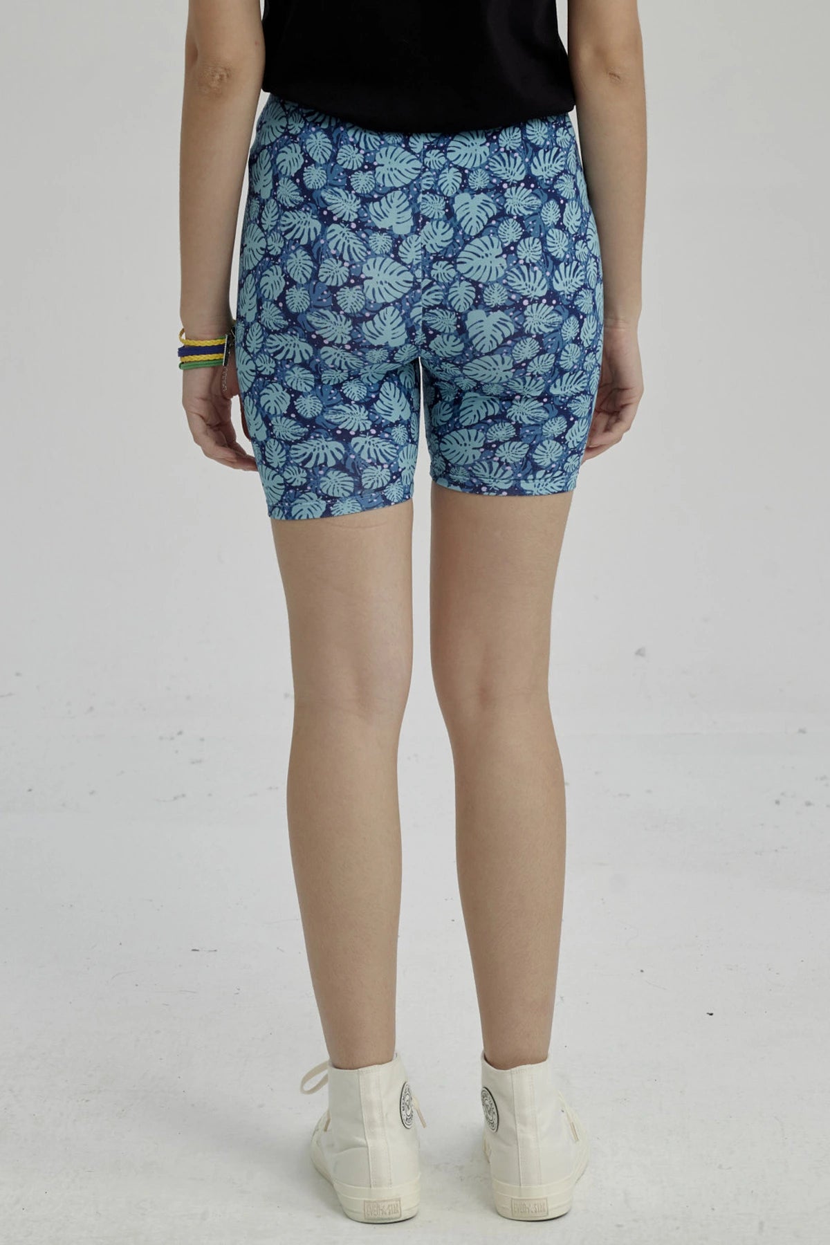 Calza Niña Biker Teens Azul