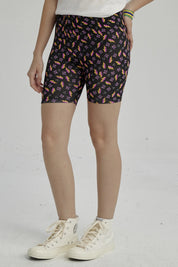 Calza Niña Biker Teens Negro