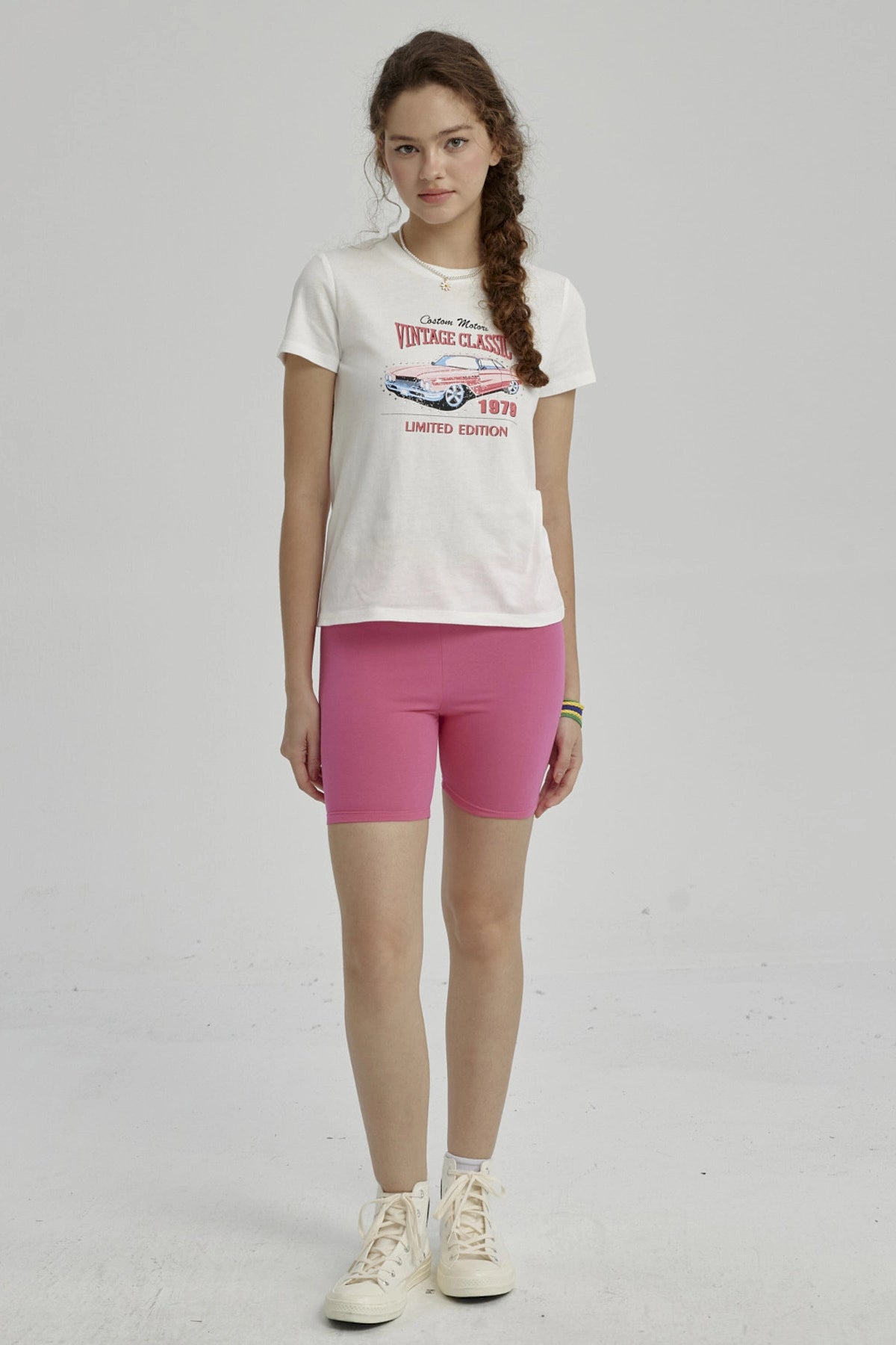 Calza Niña Biker Teens Negro