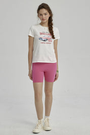 Calza Niña Biker Teens Negro