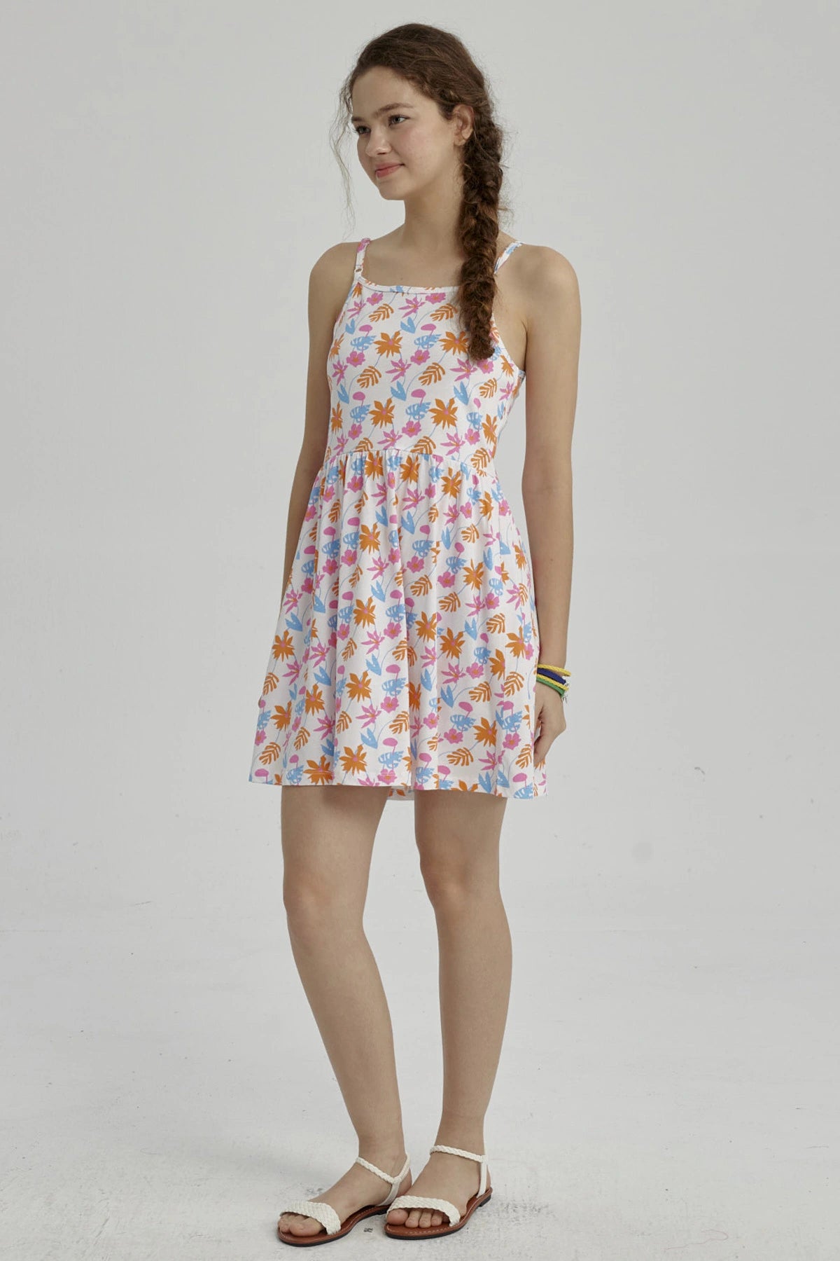 Vestido Niña Básico Teen Blanco