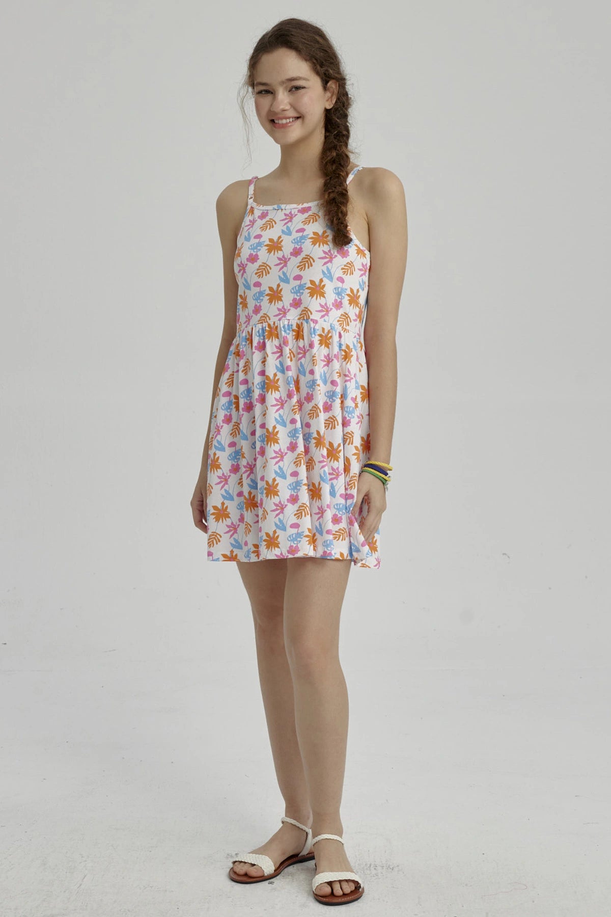 Vestido Niña Básico Teen Blanco