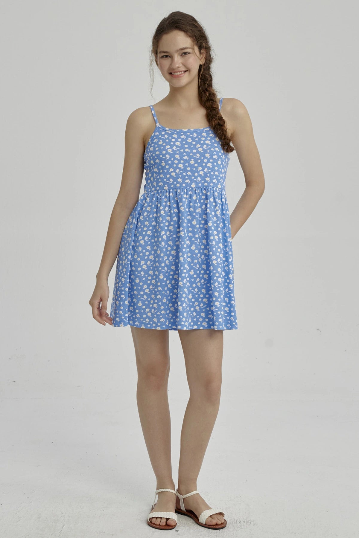 Vestido Niña Básico Teen Calipso Oscuro