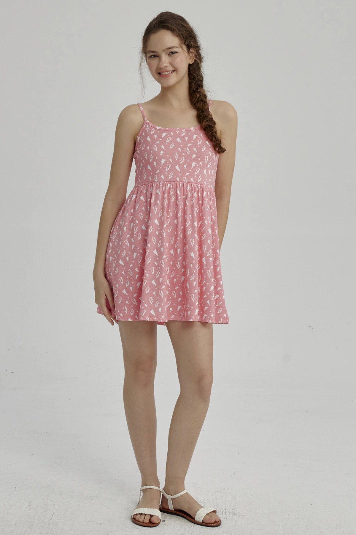 Vestido Niña Básico Teen Coral