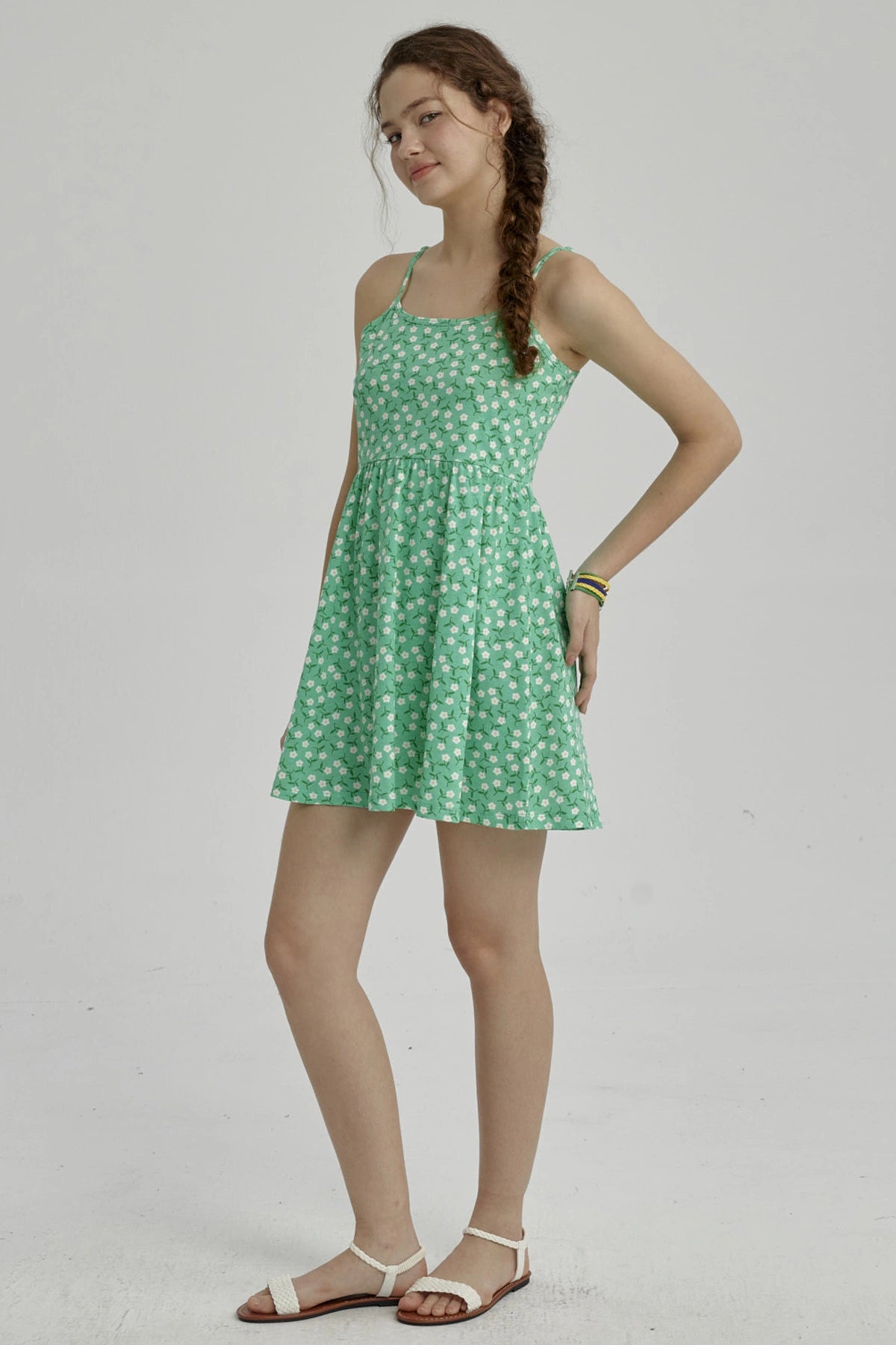 Vestido Niña Básico Teen Esmeralda