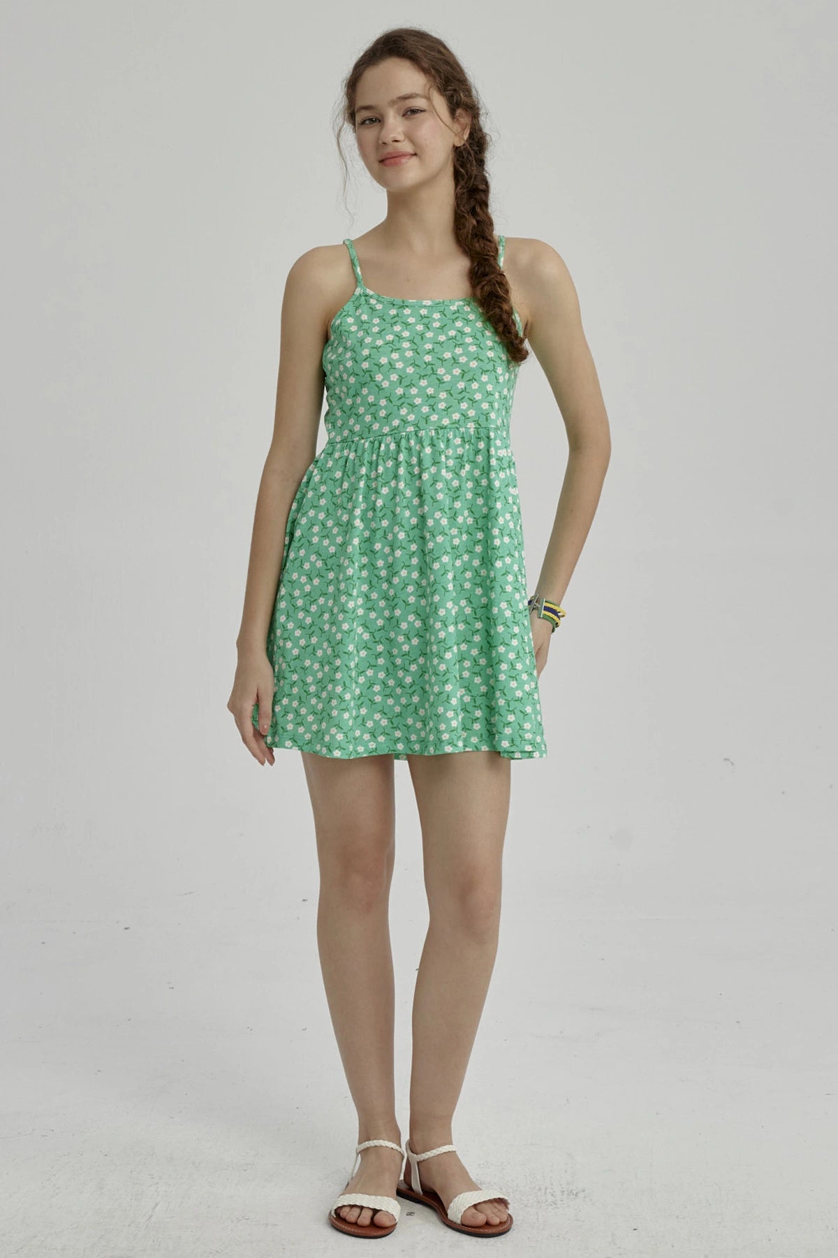 Vestido Niña Básico Teen Esmeralda