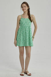 Vestido Niña Básico Teen Esmeralda