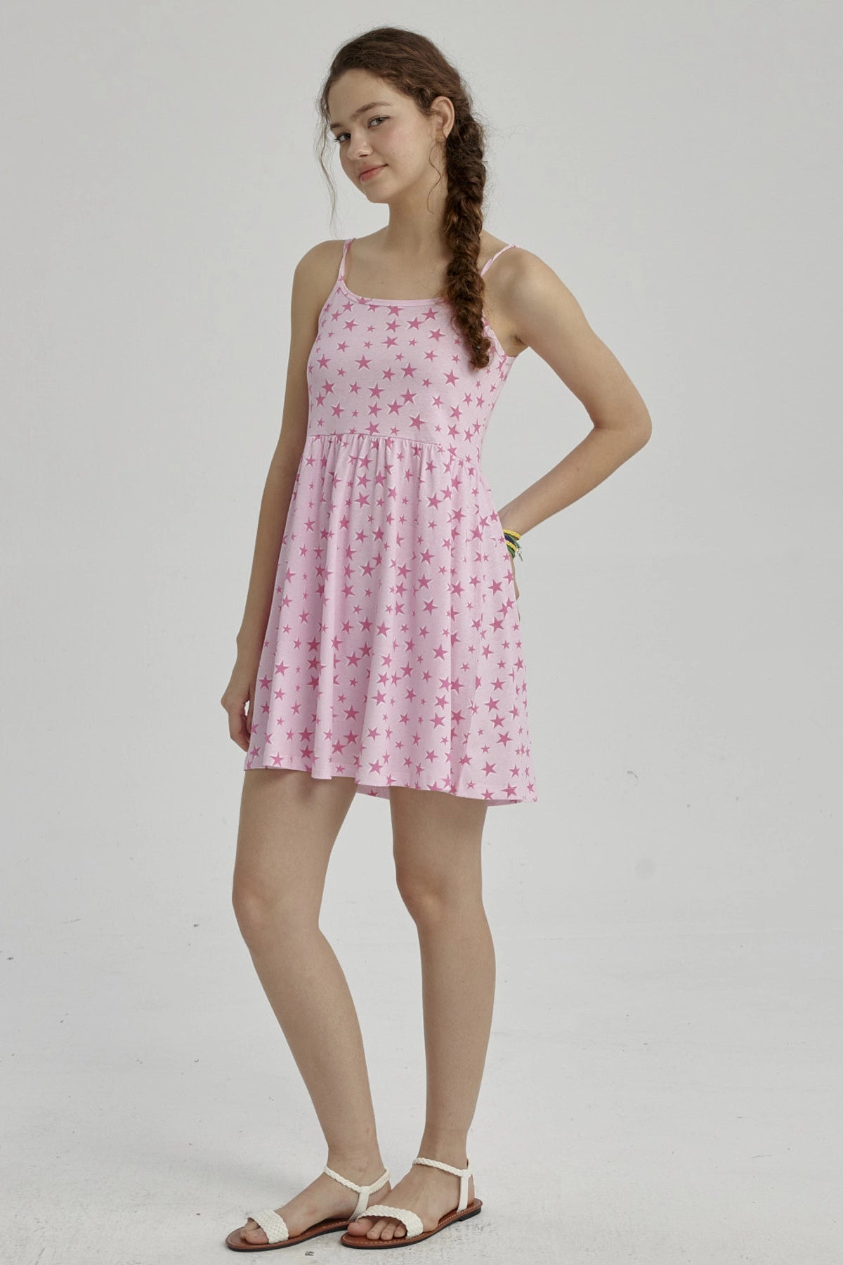 Vestido Niña Básico Teen Rosado