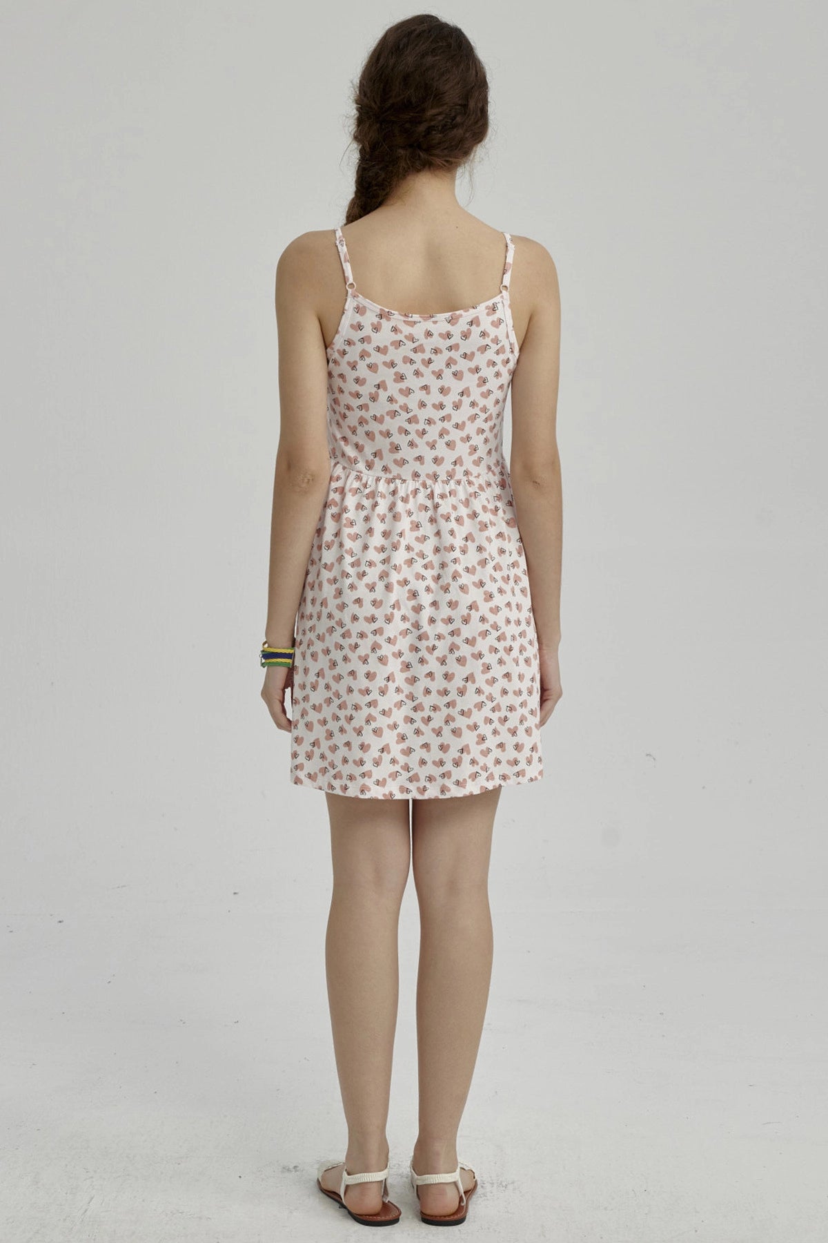 Vestido Niña Básico Teen Rosado Claro