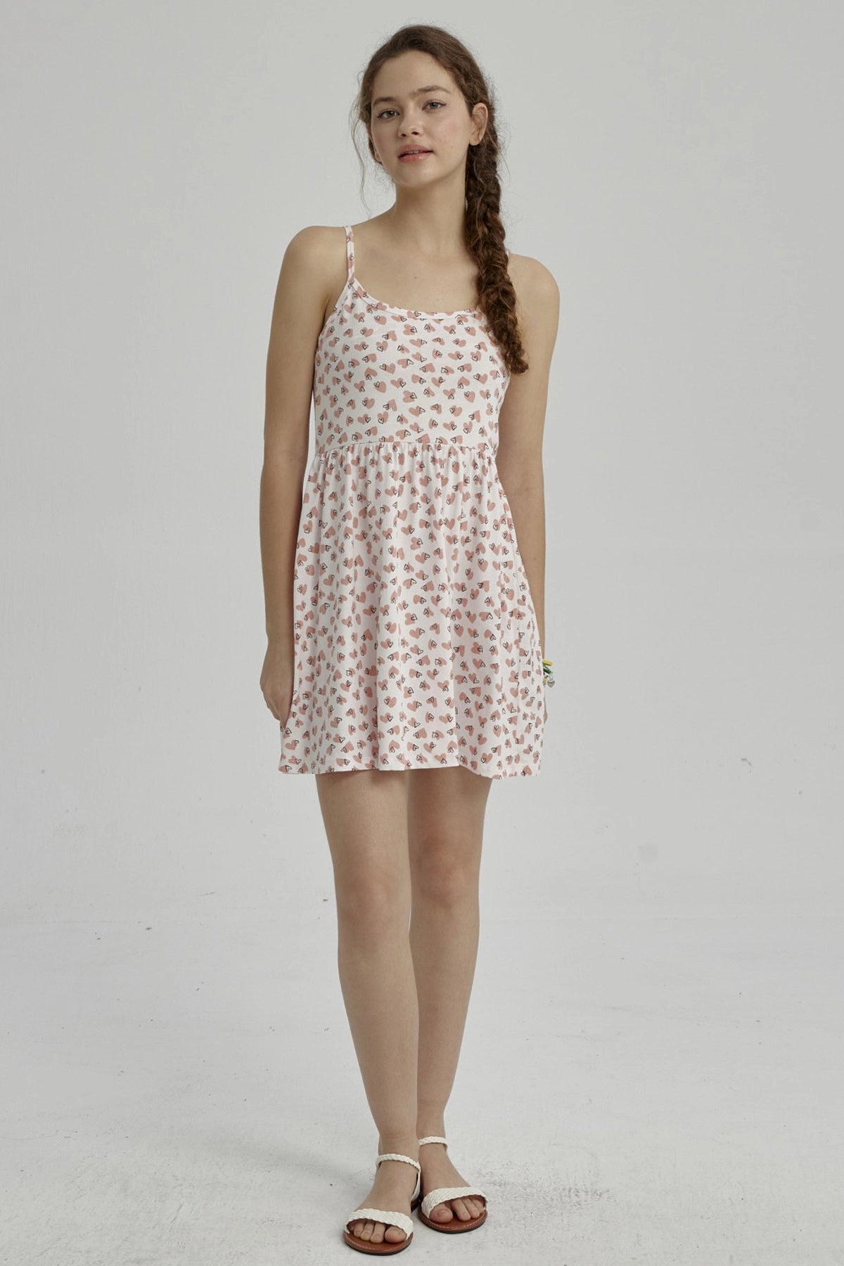 Vestido Niña Básico Teen Rosado Claro